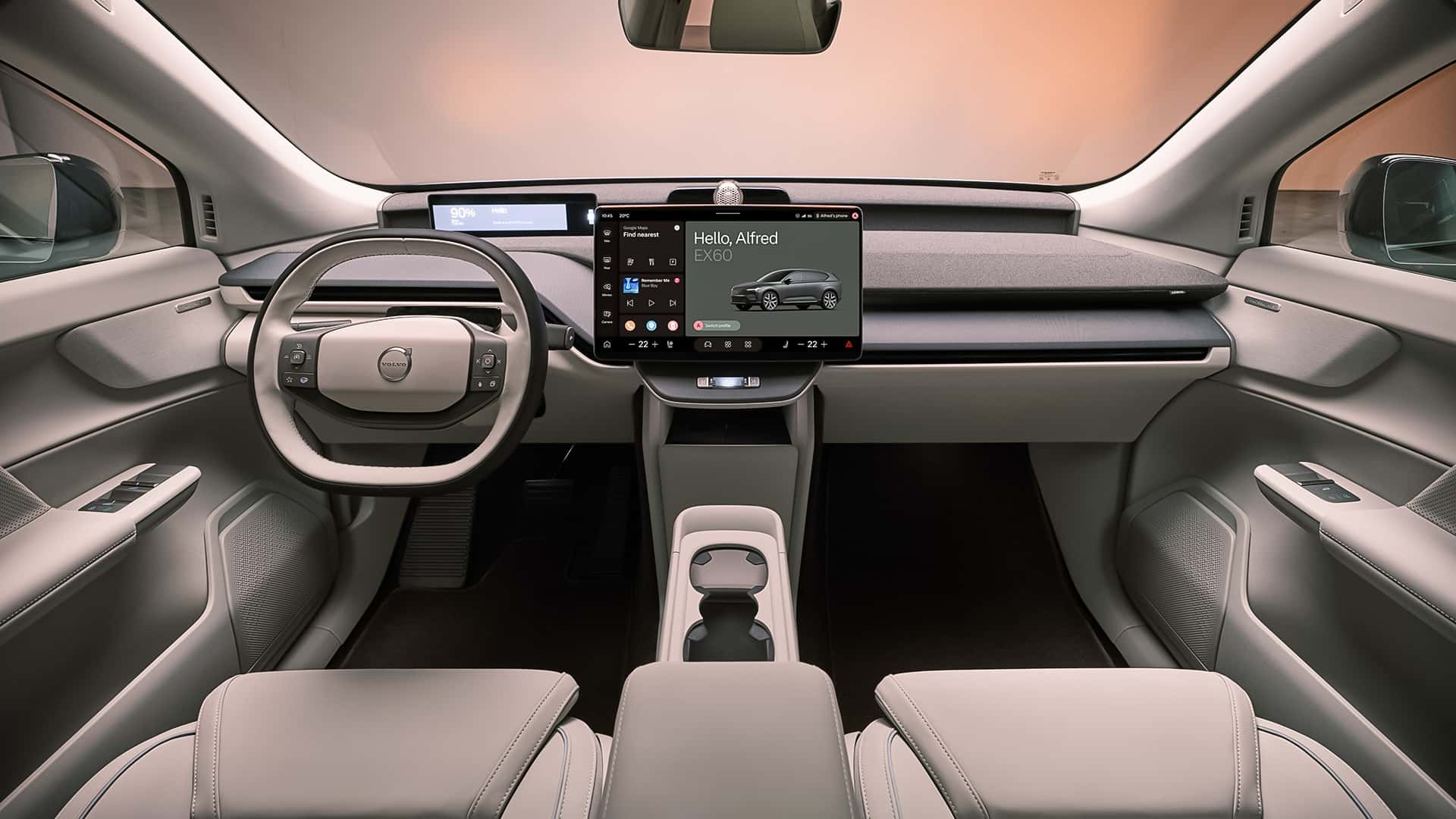 Construction elements of Volvo EX60