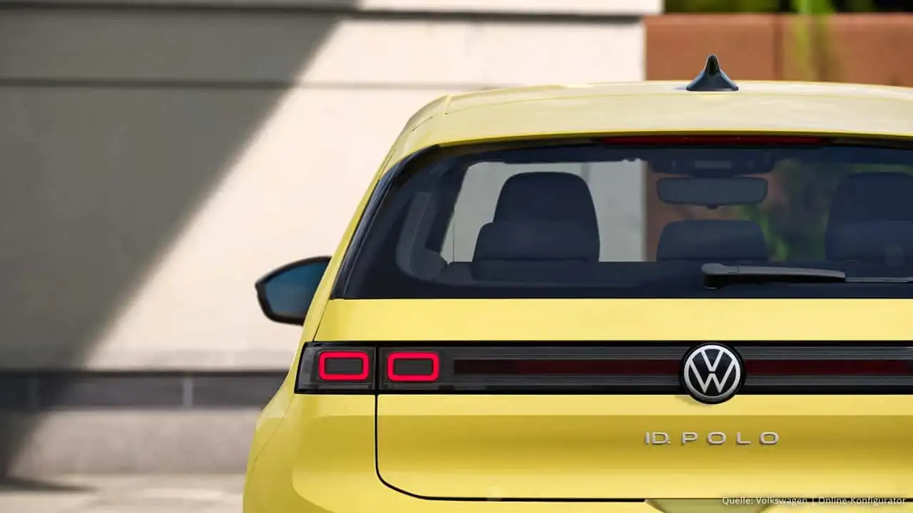 Задня частина Volkswagen ID. Polo