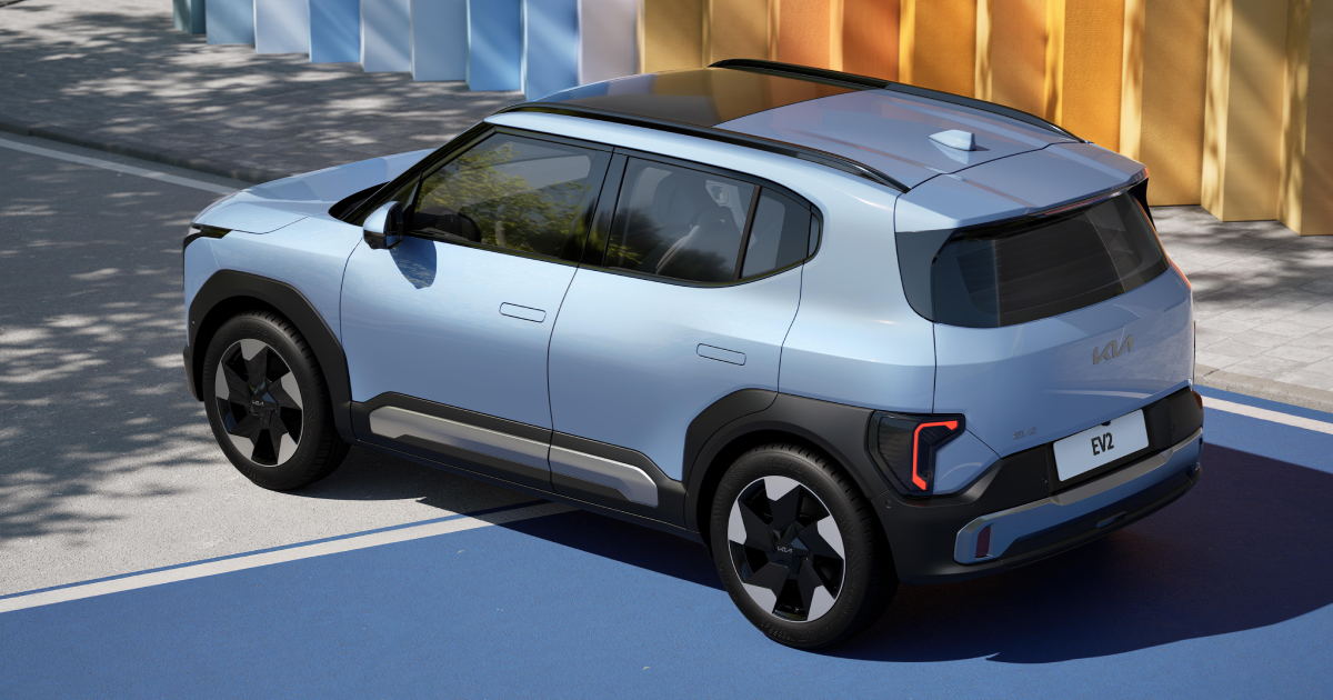 Rear part of Kia EV2