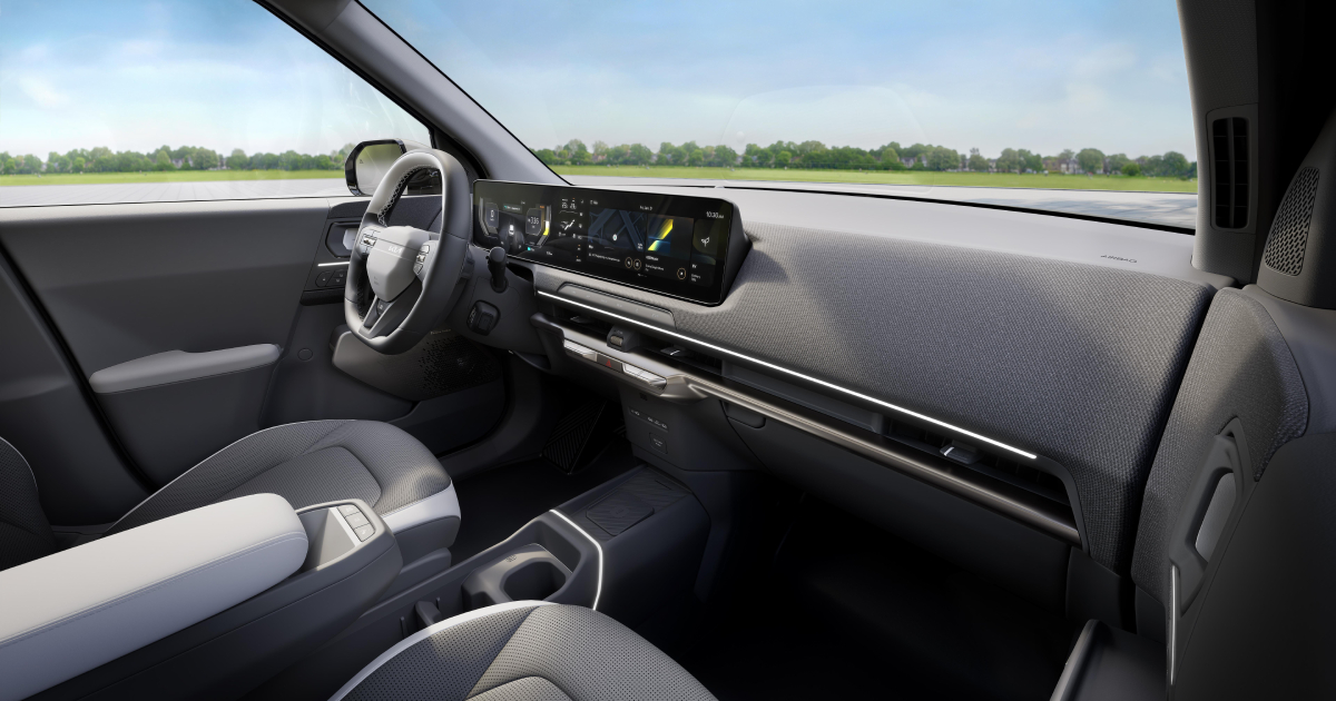 Electric crossover Kia EV2 – rear view