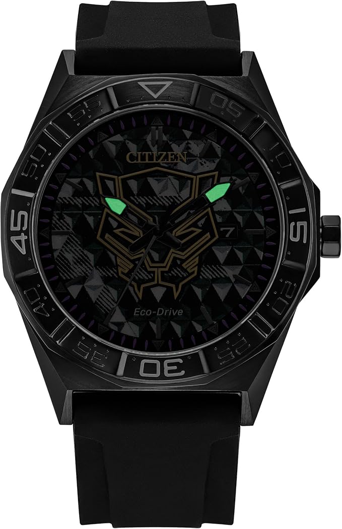 Citizen Black Panther часы сбоку