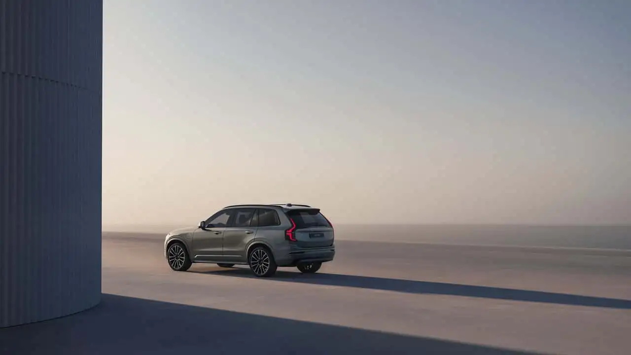 Вид сверху Volvo XC90
