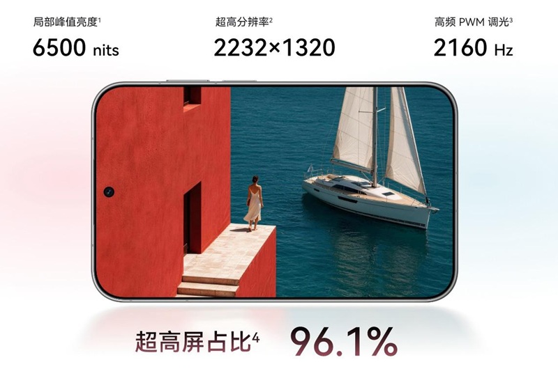 Huawei Pura X View with wide display