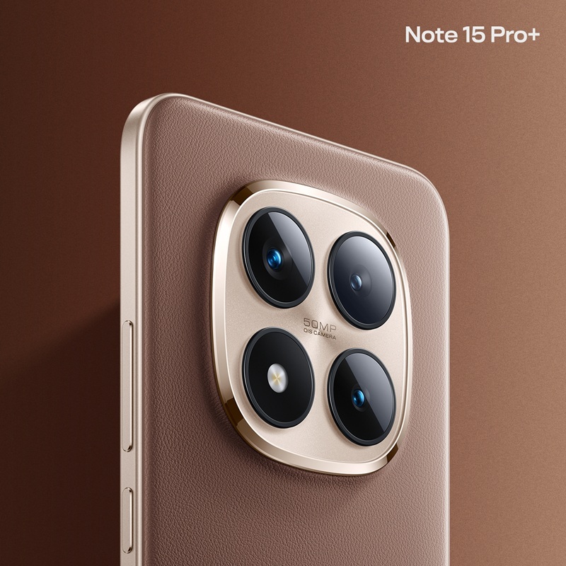 Детализированное изображение задней панели Redmi Note 15 Pro+
