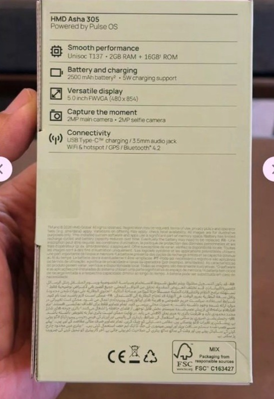 The HMD Asha 305 revives a budget phone line from the early 2010s with a modern Android 14 Go base — but no Google apps.