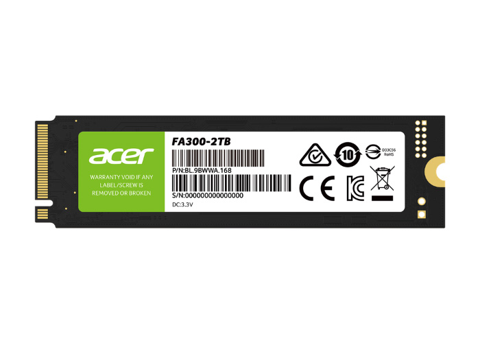 Интерфейс подключения SSD Acer FA300