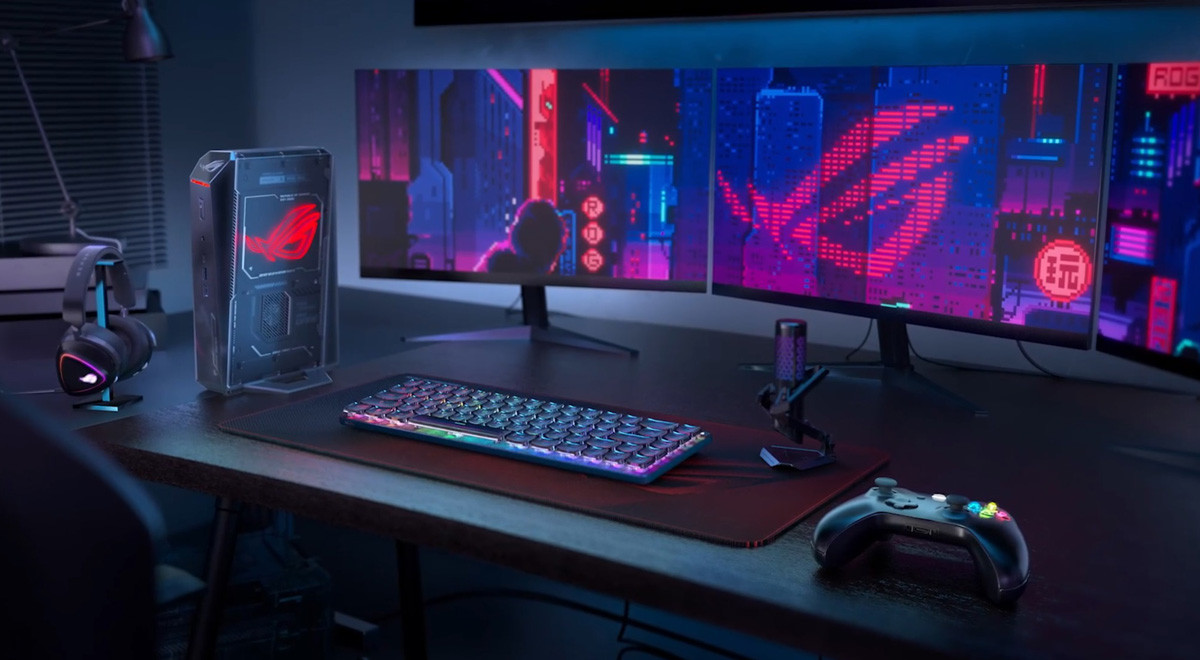 ASUS ROG NUC gaming mini PC. Illustration: ASUS