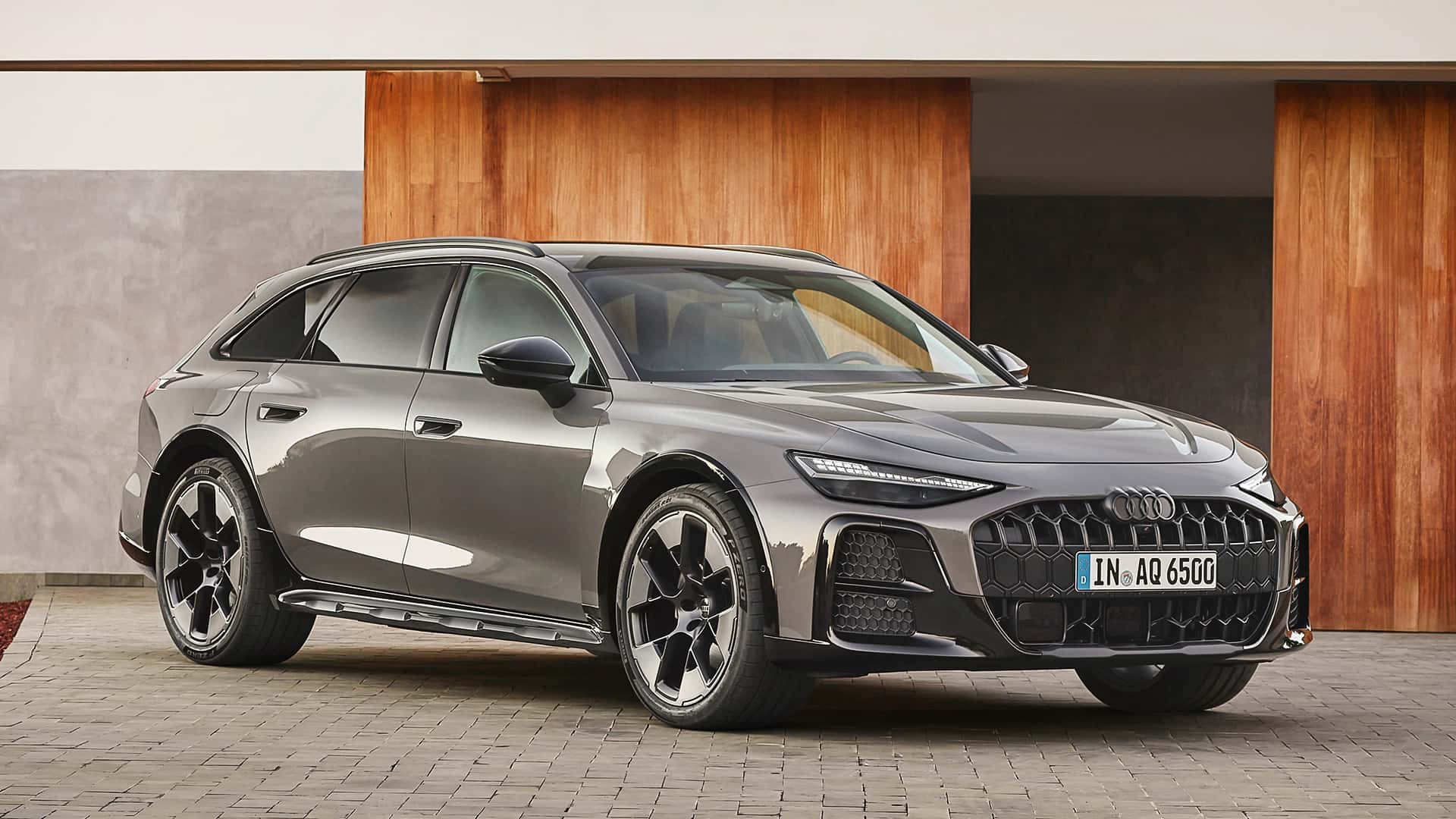 Тестирование Audi A6 Allroad на полигоне