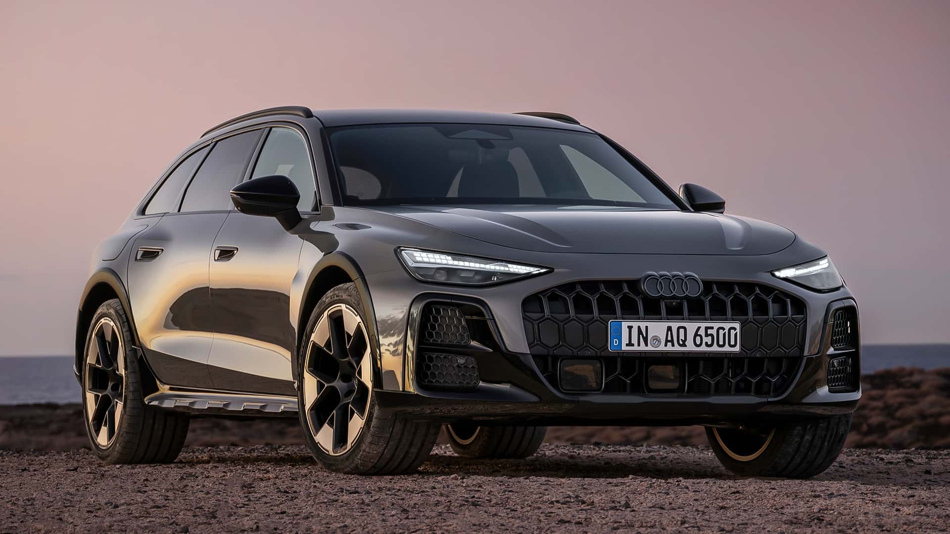 Audi A6 Allroad в движении