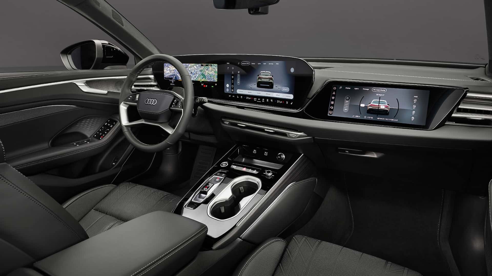Вид на Audi A6 Allroad 2026 сзади