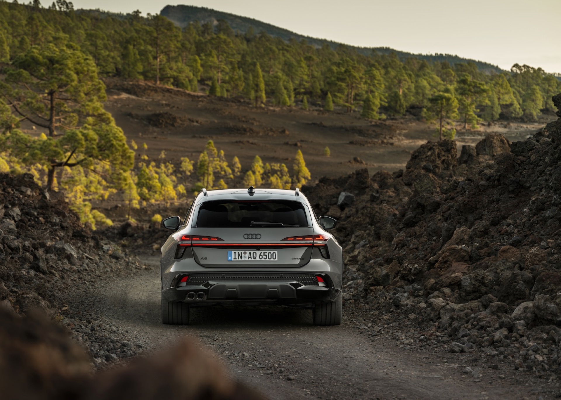 Обновленная задняя оптика Audi A6 Allroad