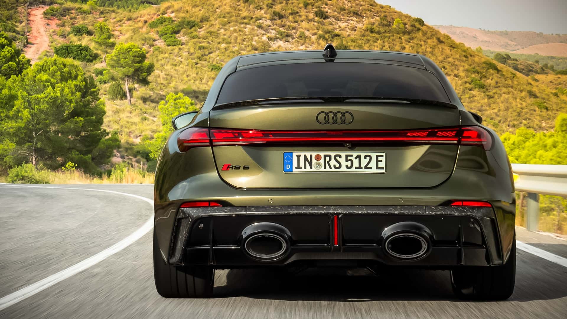 Audi RS5 Limousine 2026 вид сзади