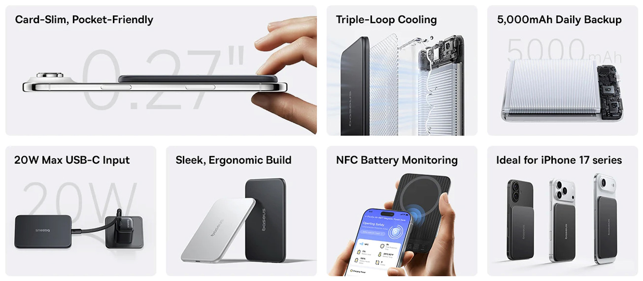 Key specs at a glance. Image: Baseus