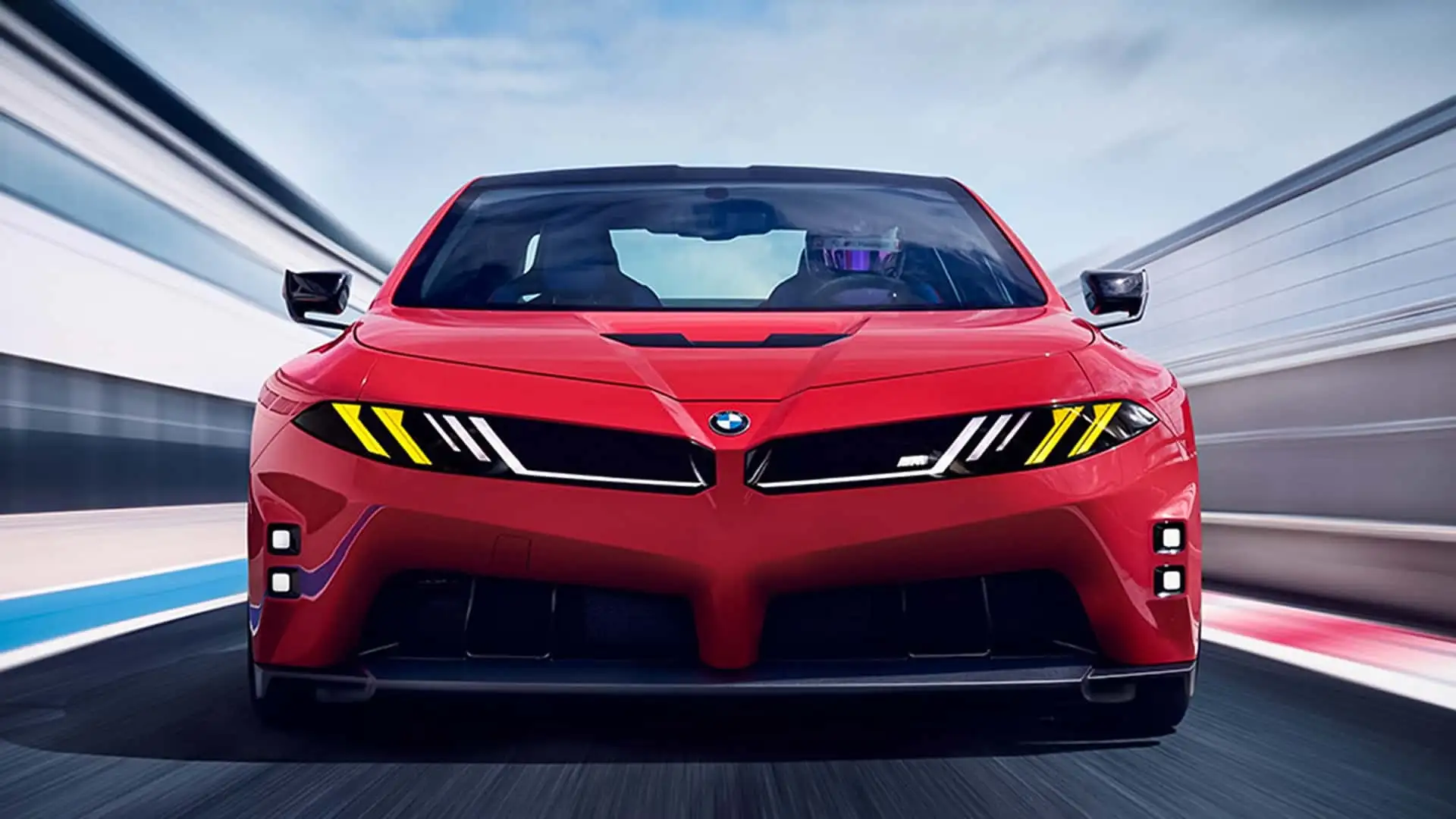 BMW M Concept Neue Klasse вид спереди