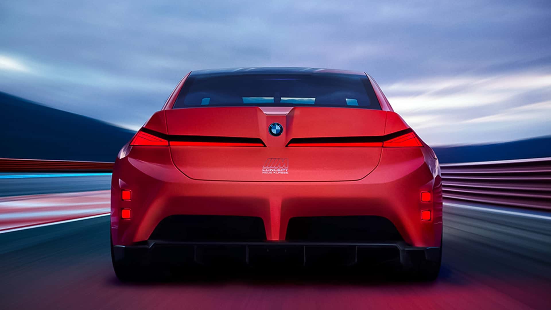 BMW M Concept Neue Klasse 2026 Стильный профиль