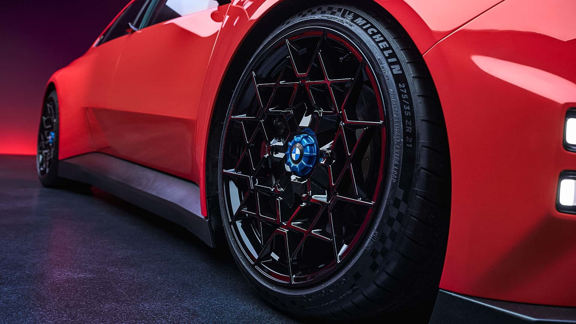 BMW M Concept Neue Klasse 2026 Показ в движении