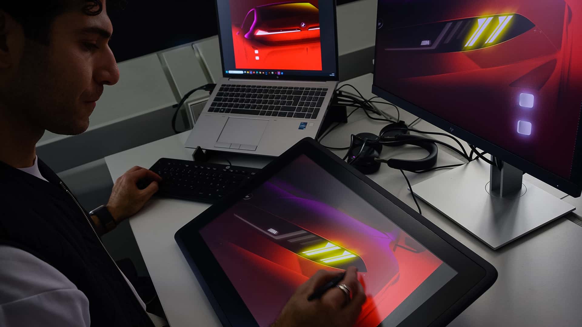 BMW M Concept Neue Klasse 2026 Фронтальный корпус