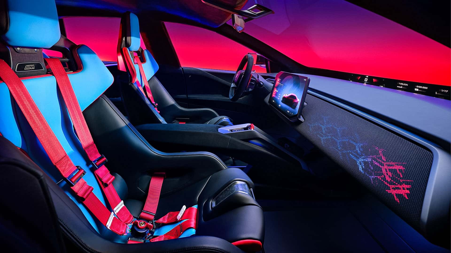 BMW M Concept Neue Klasse крупным планом