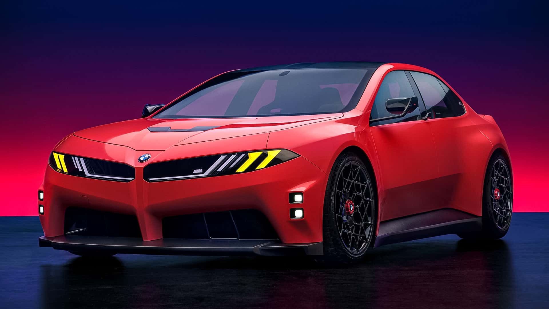BMW M Concept Neue Klasse 2026 Стильная решётка-радиатор