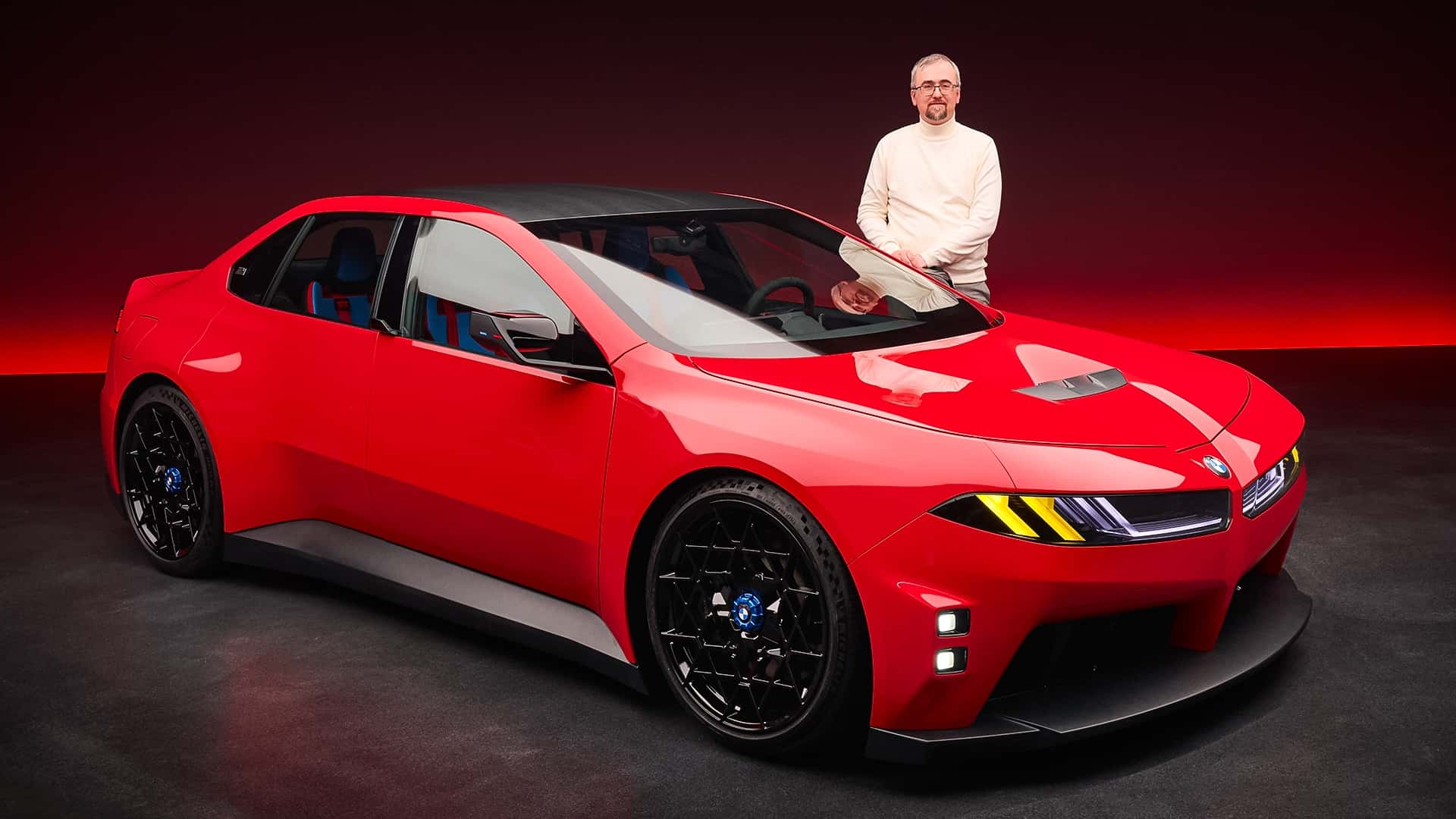 BMW M Concept Neue Klasse 2026 Выезд с трека