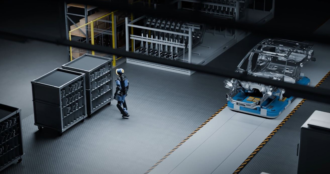 Atlas від Boston Dynamics на заводі