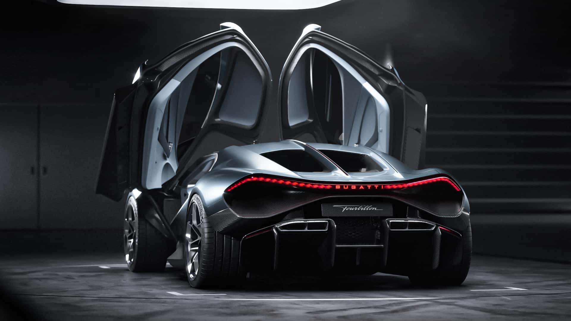 Задняя часть Bugatti Tourbillon