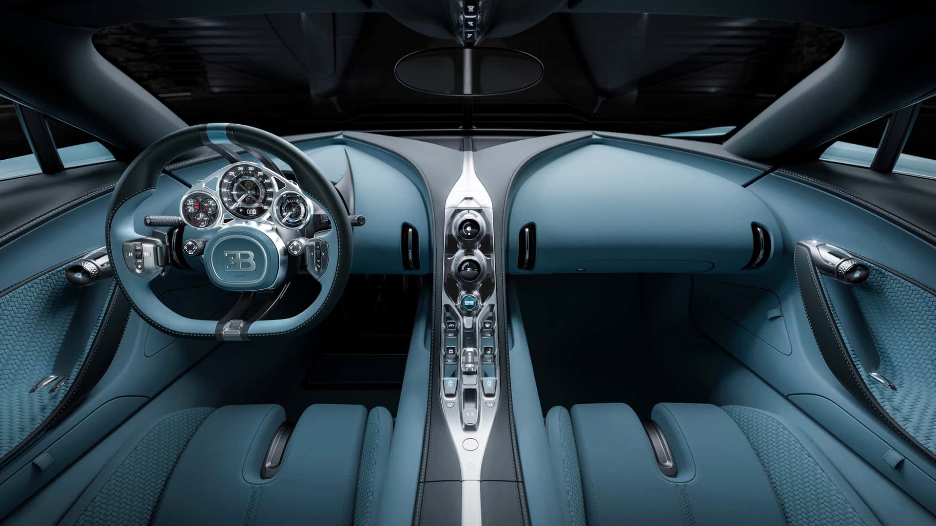 Современные функции в Bugatti Tourbillon