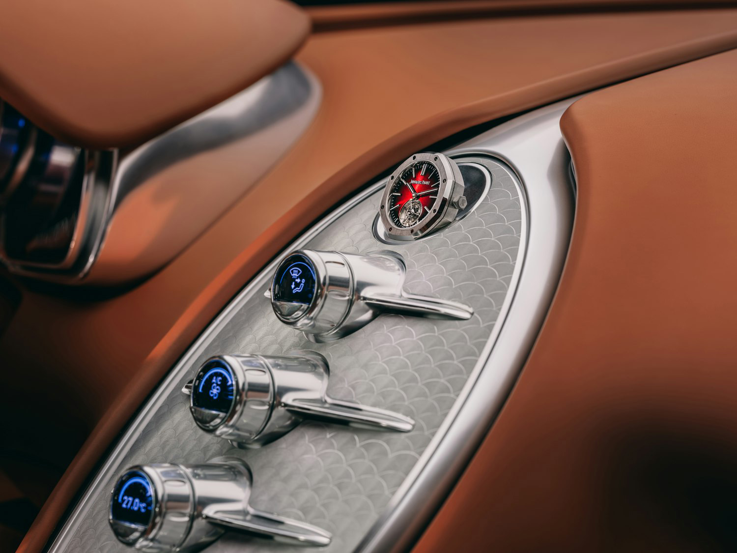 Intérieur premium de la Bugatti F.K.P. Hommage