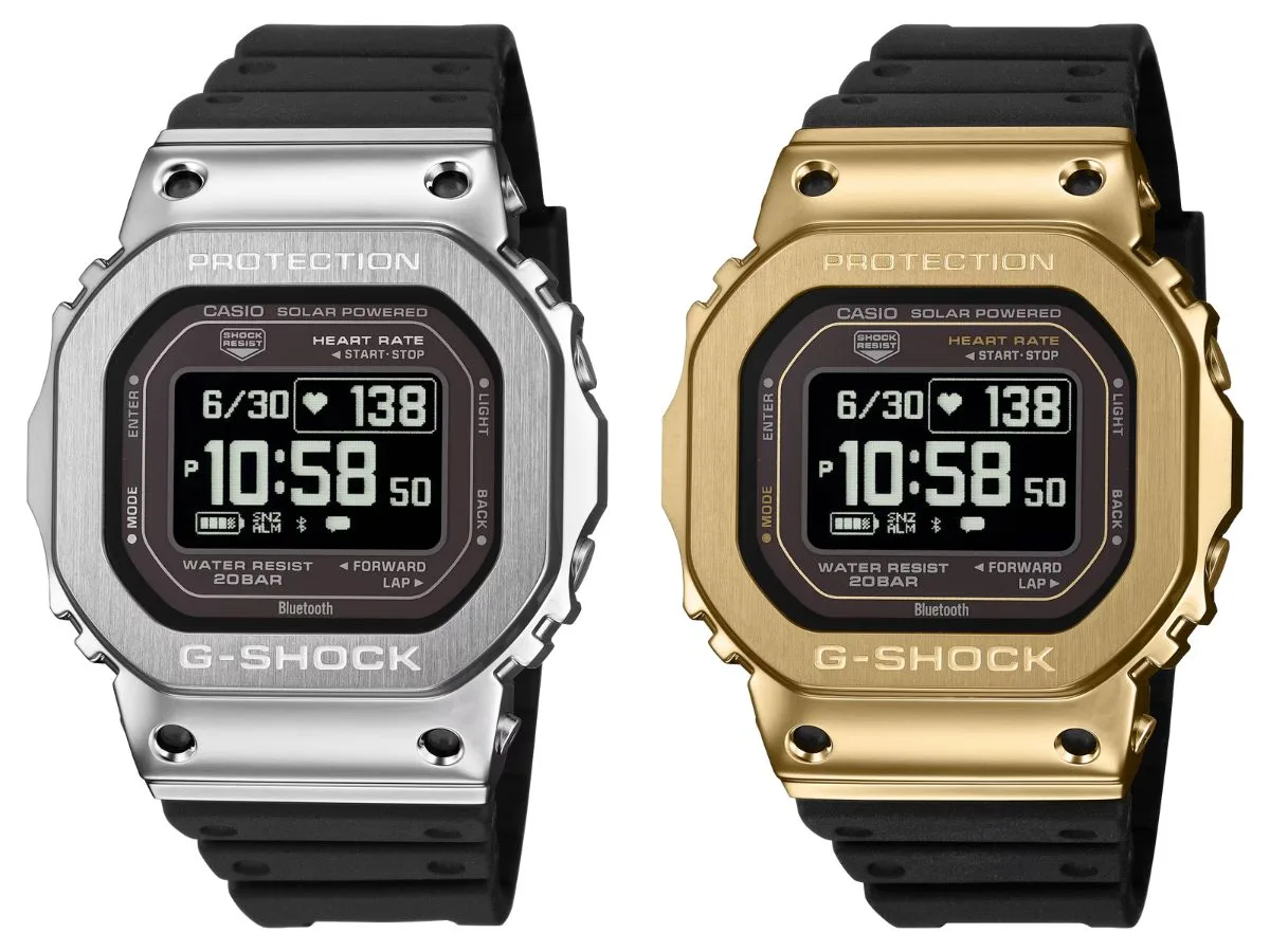 Casio G-Shock GMH5600-1 and GMH5600-9 watches