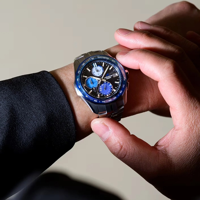 Зображення лімітованих годинників Casio Oceanus Manta OCW-S7000AP-1A