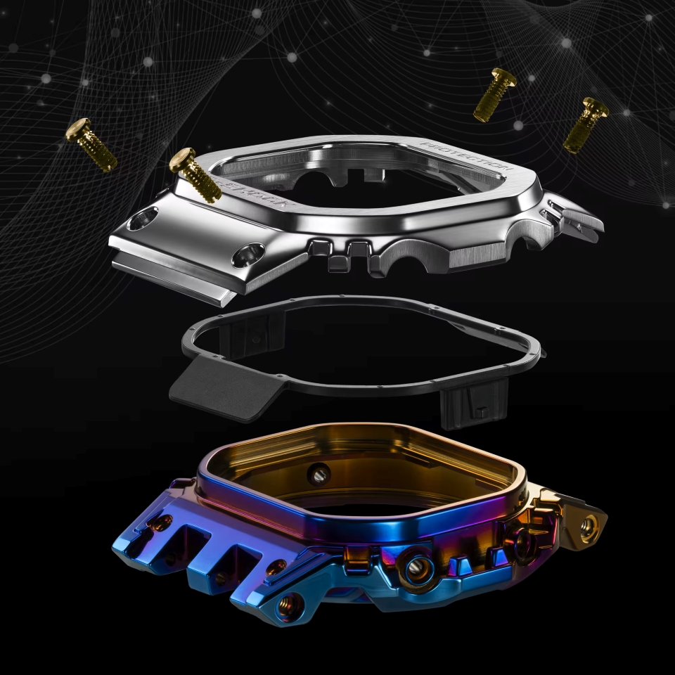 Дизайн корпуса с PVD покрытием на Casio G-Shock