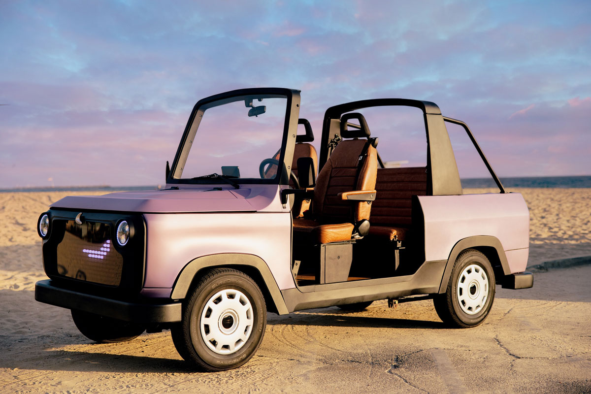 Compact design built for tight streets. Illustration: Chip Motors