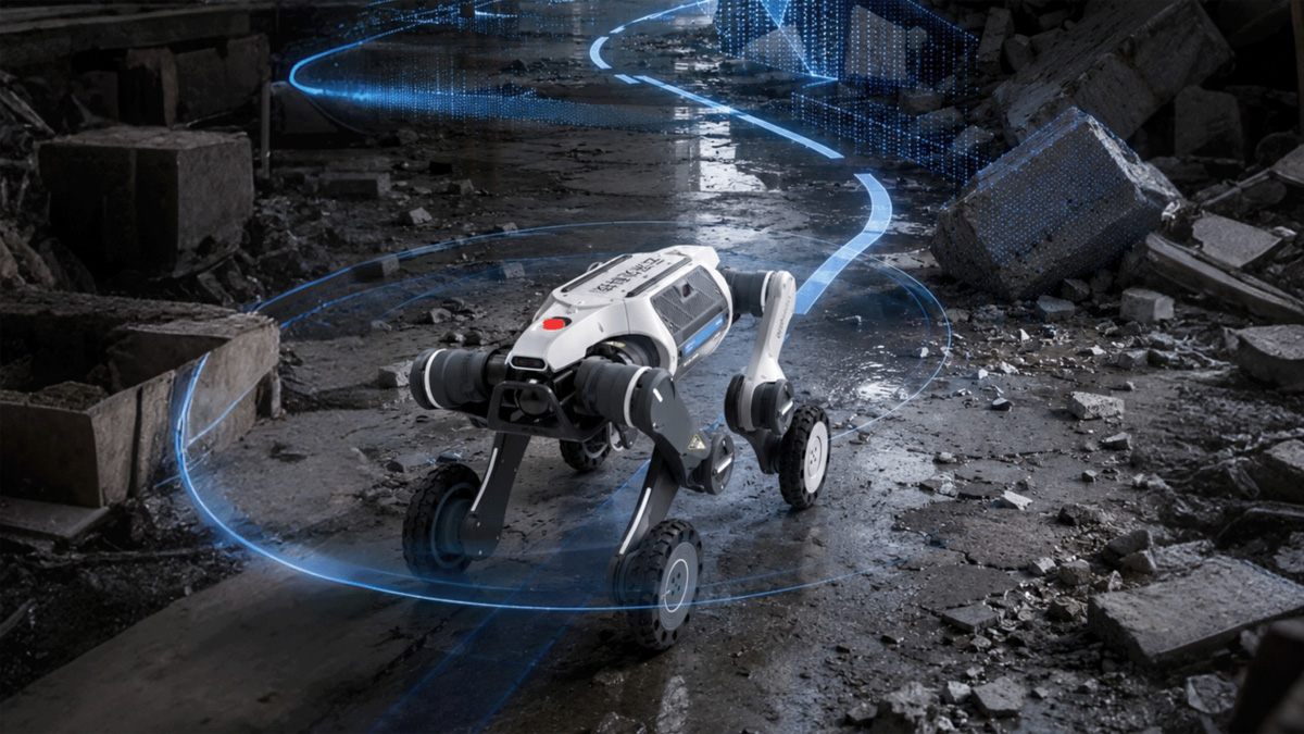 Lynx S10 in motion. Illustration: DEEP Robotics
