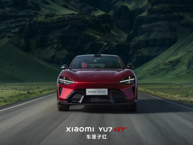 Le Xiaomi YU7 GT, version haute performance du SUV électrique.