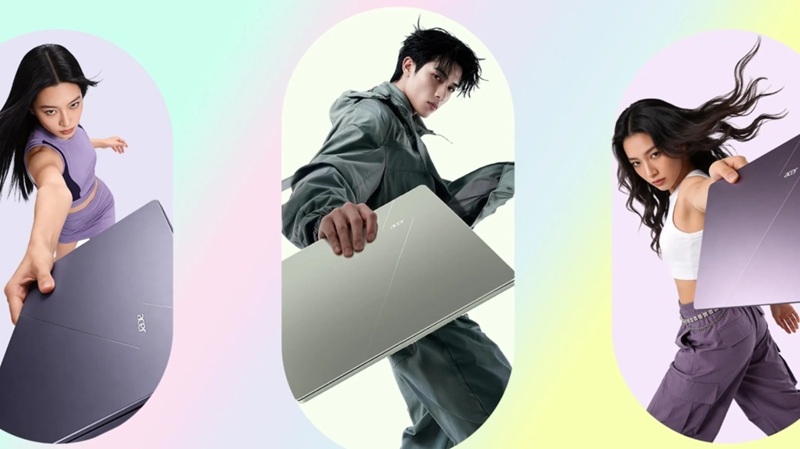Acer Go Air — 12.99mm thin and weighing 1.19kg, in a metal chassis available in four colors.