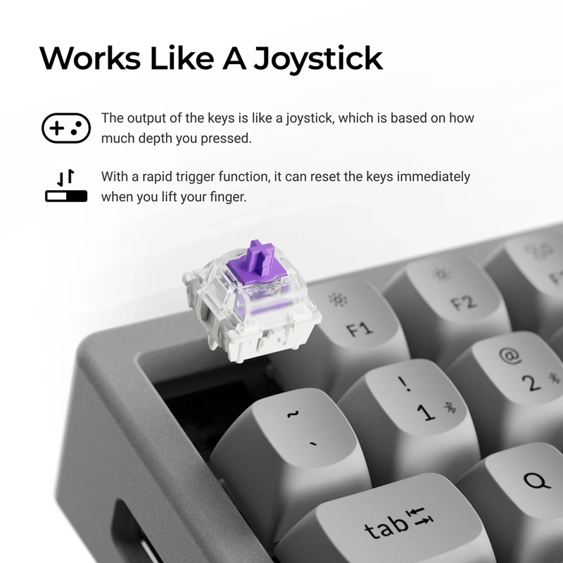 Detailed texture of the Keychron K2 HE case