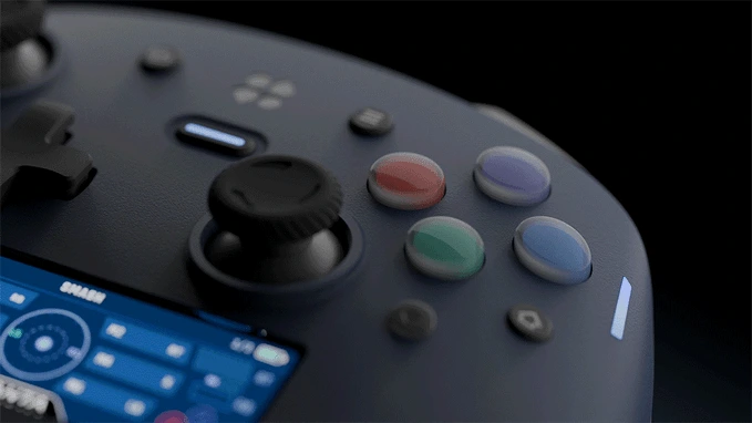 Manta's TMR joysticks with tool-free tension adjustment.