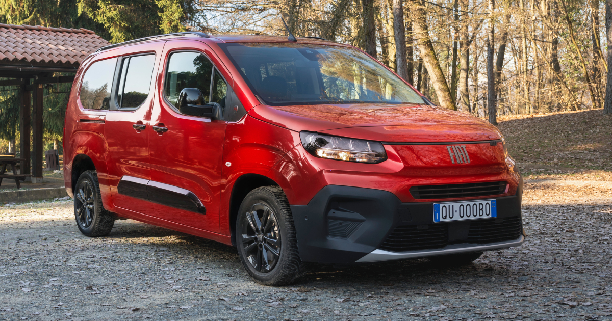 Rear view of Fiat QUBO L