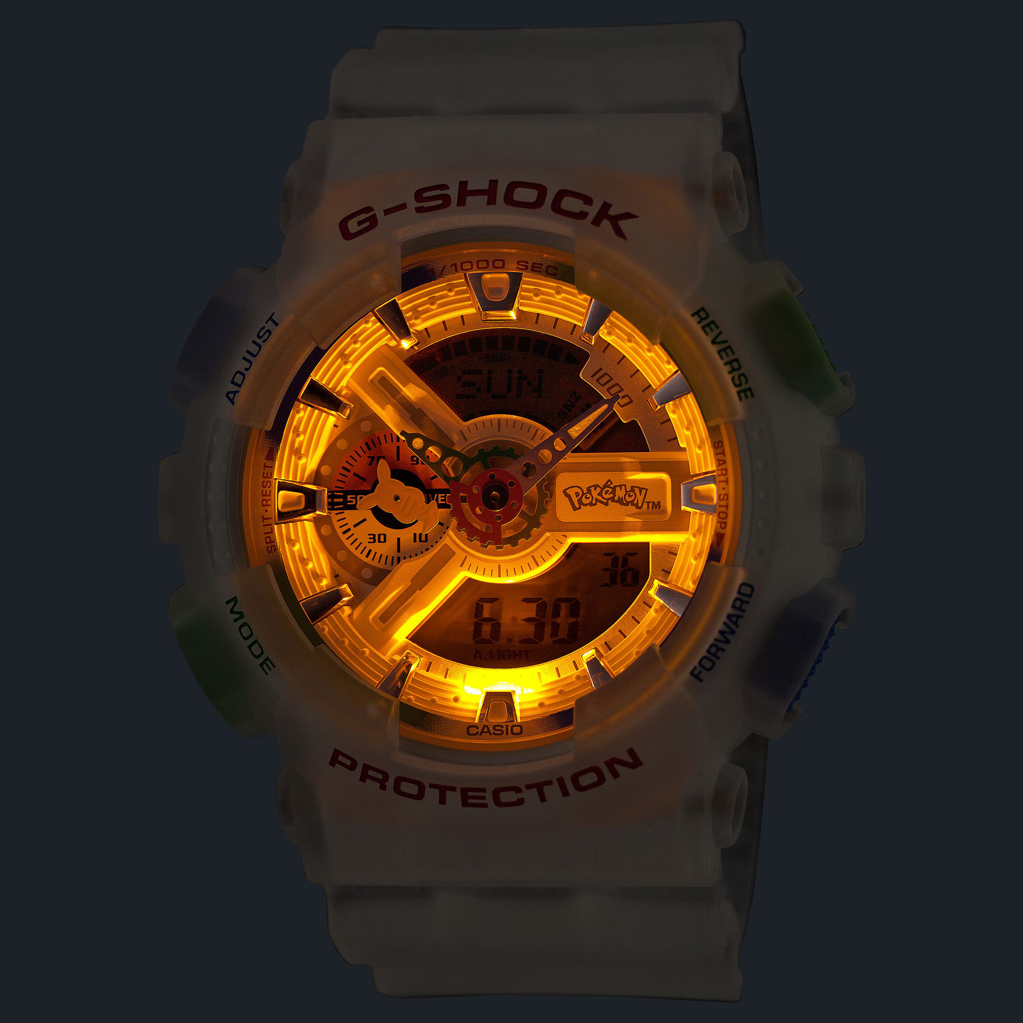 Casio G-Shock GA-110PKM-7A підсвічування