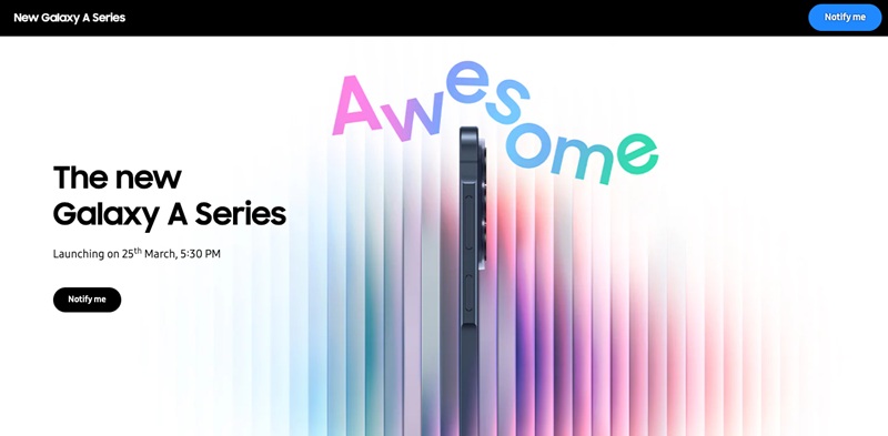 Samsung Galaxy A advertising campaign in India