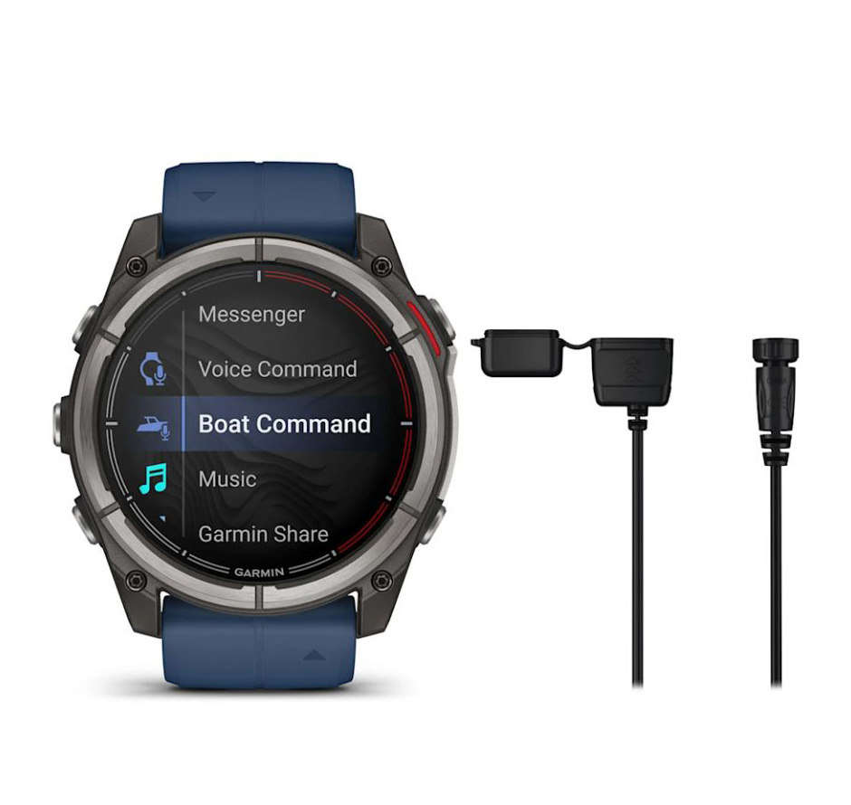 Vue de côté Garmin Quatix 8 Pro