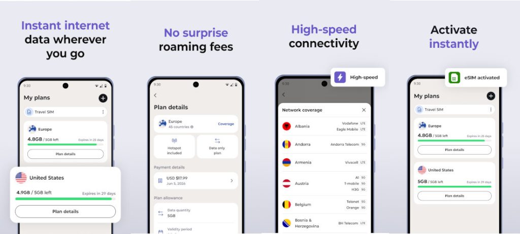 Інтерфейс мобільного додатка Motorola Global Connect