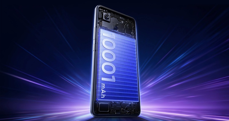 Realme P4 Power back panel view