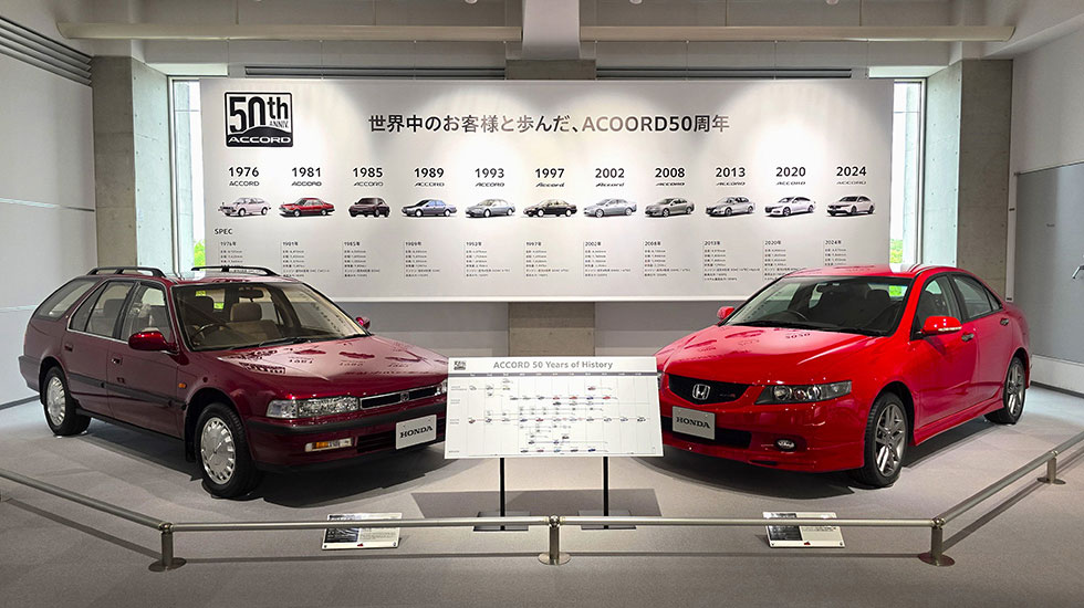 The evolution of Honda Accord generations. Illustration: Honda