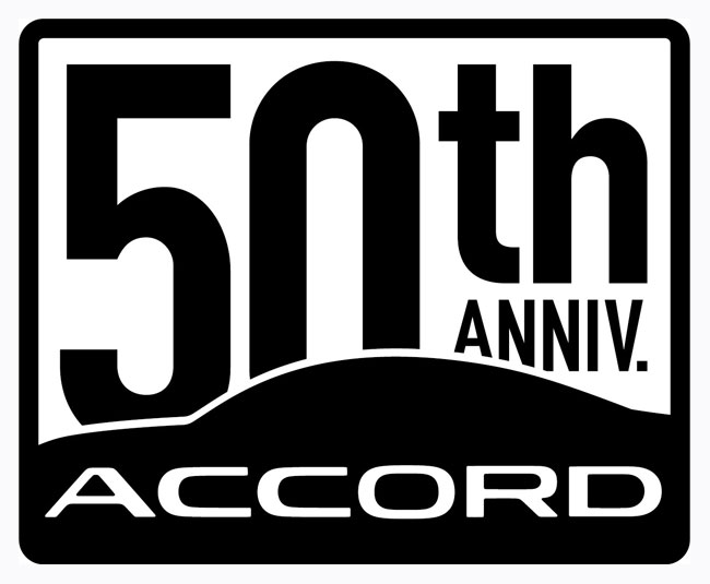 Special logo for the 50th anniversary. Illustration: Honda