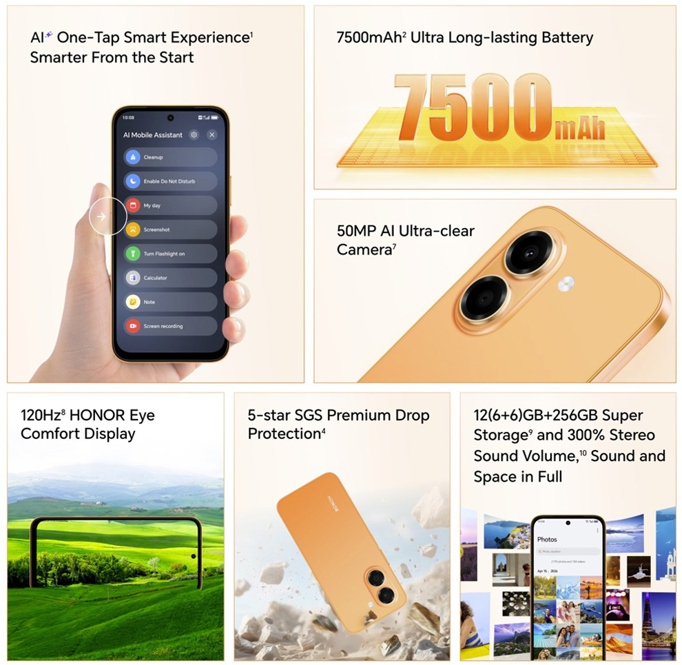 Технические характеристики Honor X7e