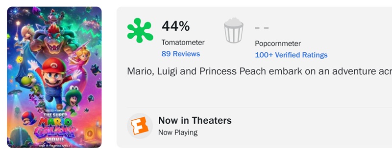 Scene from The Super Mario Galaxy Movie 1