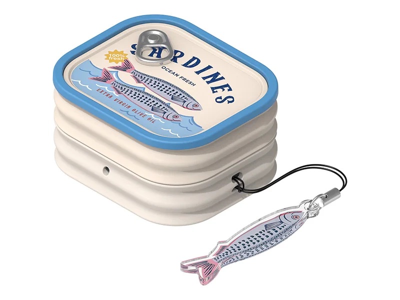 Food Can Case for Galaxy Buds 4 in tomato soup style