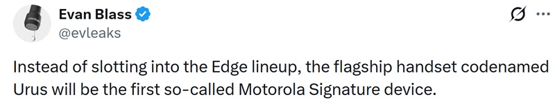 Render of Motorola Signature