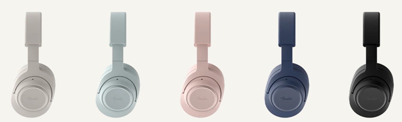Detailed view of Fender Mix earbuds